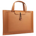 Chic Faux Leather Laptop Tote with Smart Features for MacBook Air and Electronics on the Move