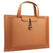 Stylish Faux Leather Laptop Tote with Innovative Features for MacBook Air and Tech Essentials