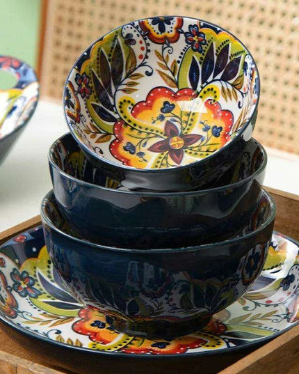 Nordic Vintage Elegance Ceramic Dining Set - Enrich Your Table with Timeless Beauty