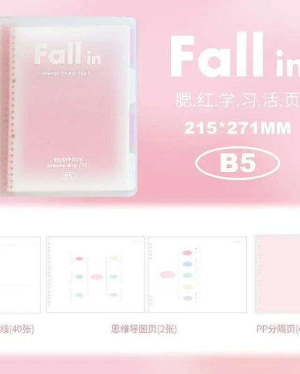 Customizable Ombre A5 & B5 Notebook Set for Stylish Office & School Essentials