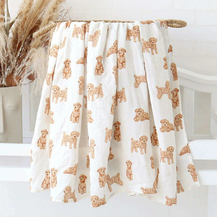 Luxuriously Soft Organic Bamboo Cotton Swaddle Blanket for Infants