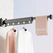 Folding Clothes Hanger Retractable Cloth Drying Rack Indoor & Outdoor