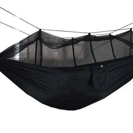 Outdoor Adventure Hammock with Insect Protection - Lightweight Portable Hanging Bed for Camping Comfort