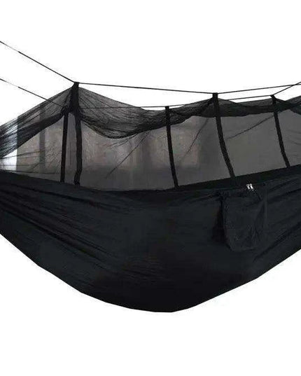 Outdoor Adventure Hammock with Insect Protection - Lightweight Portable Hanging Bed for Camping Comfort
