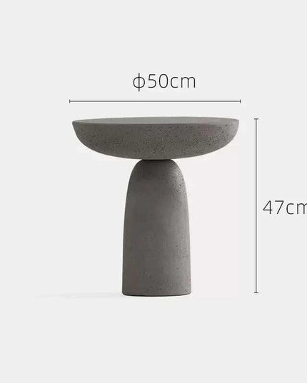 Sleek Grey Marble Nesting Coffee Table with Stylish Black Travertine Base for Contemporary Spaces