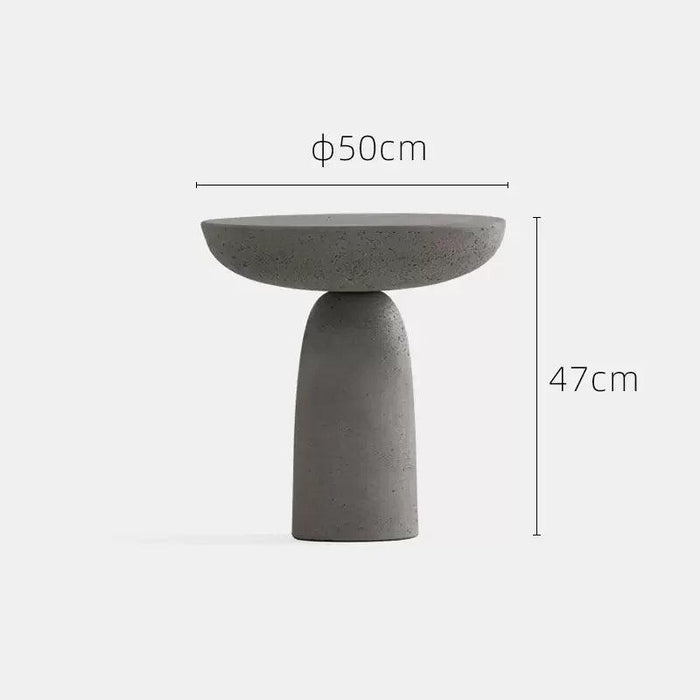 Sleek Grey Marble Nesting Coffee Table with Stylish Black Travertine Base for Contemporary Spaces