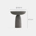 Sleek Grey Marble Nesting Coffee Table with Stylish Black Travertine Base for Contemporary Spaces