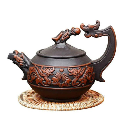 Artisan Purple Clay Teapot - A Cultural Gem for Tea Lovers