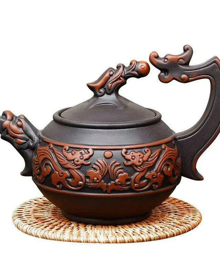 Artisan Purple Clay Teapot - A Cultural Gem for Tea Lovers