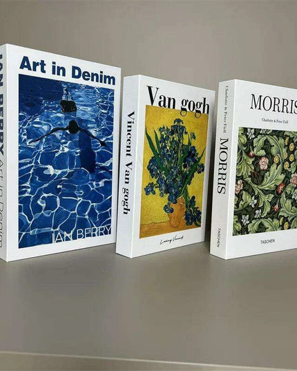 Elegant 3-Piece Decorative Faux Book Set for Home Décor