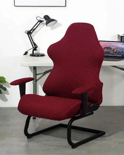 High Back Elastic Chair Cover for Office and Living Room