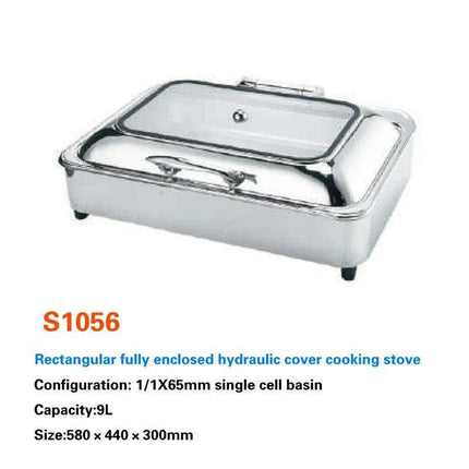 Sophisticated Hydraulic Stainless Steel Catering Chafing Dish Set for Upscale Events