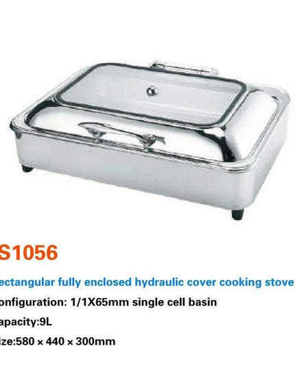 Sophisticated Hydraulic Stainless Steel Catering Chafing Dish Set for Upscale Events
