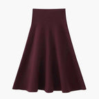 Burgundy skirt