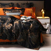 black / Full Size 4pcs / Fitted Bedsheet