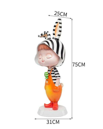 Whimsical Abstract Figurine Decor