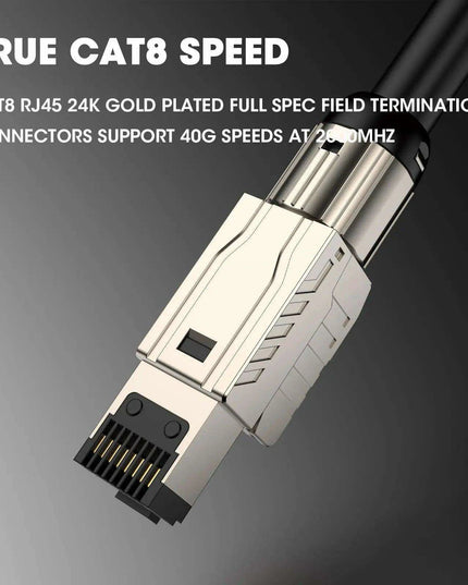 Ultra-Fast Cat8 Ethernet Connector Kit for Superior Networking Performance