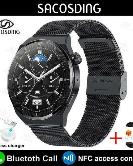 2023 GT3 Pro Smart Watch: Premium NFC Technology, Bluetooth Calling, Health Tracking & IP68 Waterproof Design!