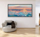 Tranquil Horizon Large Handmade Abstract Oil Painting for Peaceful Home Decor