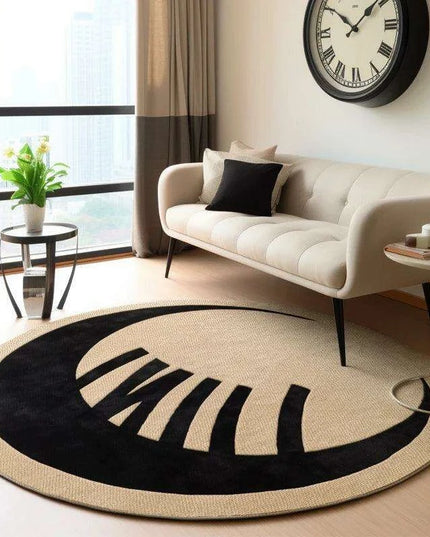 Elegant Abstract Art Area Rug for Stylish Home Interiors