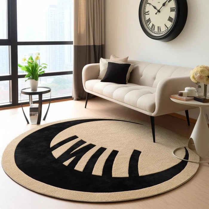 Elegant Abstract Art Area Rug for Stylish Home Interiors