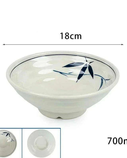 Chic Melamine Bowl for Ramen and Salad – Perfect for Home and Restaurant Use