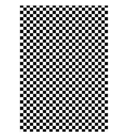 Elegant Green Checkerboard Area Rug for Sophisticated Home Interiors
