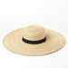 Oversized Foldable Women’s Floppy Straw Hat for Summer Beach & Sun Protection