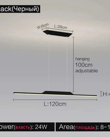 Contemporary Italian Adjustable Pendant Light - Customizable Lighting with Durable Aluminum and Flexible Silica Gel