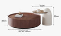 Elegant Customizable Round Wood Coffee Table for Luxurious Home Interiors