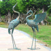 Majestic Bronze Crane Garden Sculpture for Timeless Outdoor Elegance - Transform Your Landscape