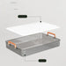 Elegant Multi-Purpose Plastic Tea Serving Tray with Handles for Home and Dining Use