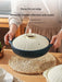 Japanese Ceramic Double Handle Stew Pot for Authentic Gas Stove Cooking