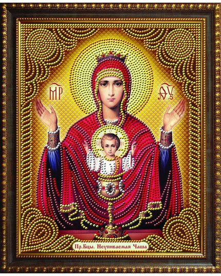 Divine Theotokos Vladimirskaya Diamond Painting Experience Kit