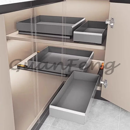 Single-Layer Pull-Out Cabinet Storage Tray