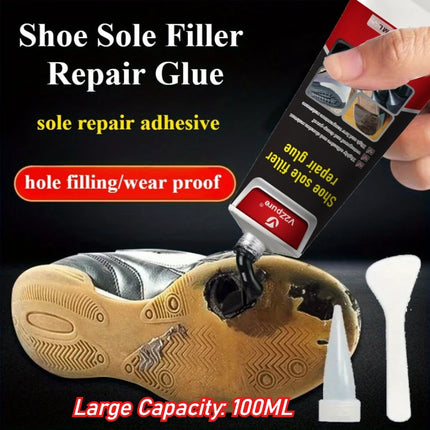 Waterproof Shoe Sole Repair Glue Super Strong - Durable Sealant for Crack Filling, Black Repair Paste for Rubber Materials waterproof-shoe-sole-repair-glue-super-strong-durable-sealant-for-crack-filling-black-repair-paste-for-rubber-materials