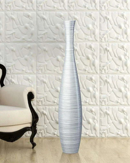 Stylish 27.5" Tall Resin Floor Vase - Chic Home Décor Accent