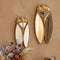 Shop1105754556 Gold Cicada-Shaped Decorative Wall Mirror - Resin, Eleg