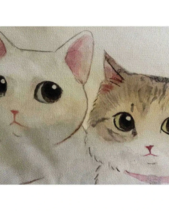 Enchanting Cat-Inspired Noren Tapestry Curtain for Chic Home Styling