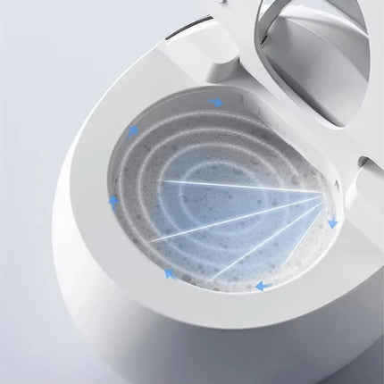 Pre-order Smart Automatic Ceramic Toilet with Heated Seat & Self-Cleanin