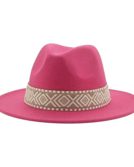 Versatile Unisex Panama Cowboy Hat - Wide Brim Fedora in Classic Camel, Black, and White Felt Options