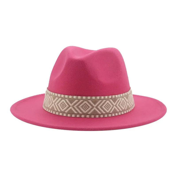 Versatile Unisex Panama Cowboy Hat - Wide Brim Fedora in Classic Camel, Black, and White Felt Options