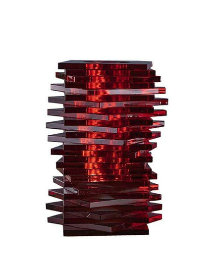 Sophisticated Geometric Crystal Glass Vase Set for Stylish Floral Arrangements