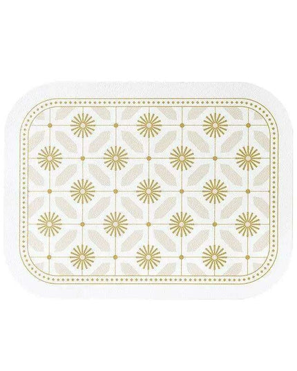 Stylish Nordic Retro Leather Dining Mat for a Chic Table Setting