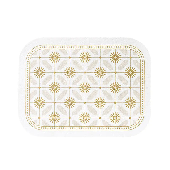 Nordic Retro Stylish PU Leather Placemat | Easy-Clean & Heat-Resistant