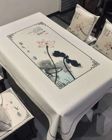 Elegant Rectangular Light Tablecloths for Holiday Celebrations - Waterproof and Wrinkle-Resistant Wedding Decor