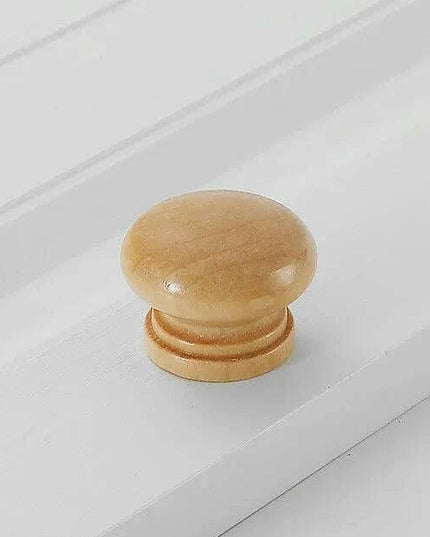 Chic Wooden Cabinet Knobs - Distinctive Walnut & Beech Drawer Handles for Elegant Home Interiors