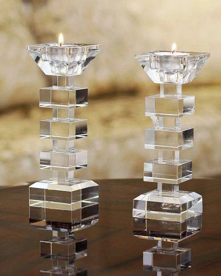 Sophisticated Crystal Tealight Holders for Luxurious Home Decor and Celebrations