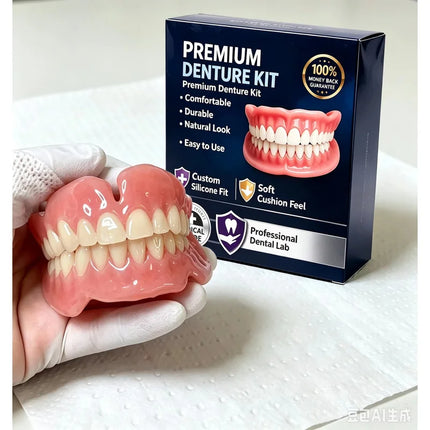 Premium Temporary Denture Kit, Medical‑Grade Silicone False Teeth, Comfort Custom Fit for Missing Teeth Restoration JJ3848 premium-temporary-denture-kit-medical-grade-silicone-false-teeth-comfort-custom-fit-for-missing-teeth-restoration-jj3848