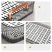 Elegant Multi-Purpose Plastic Tea Serving Tray with Handles for Home and Dining Use